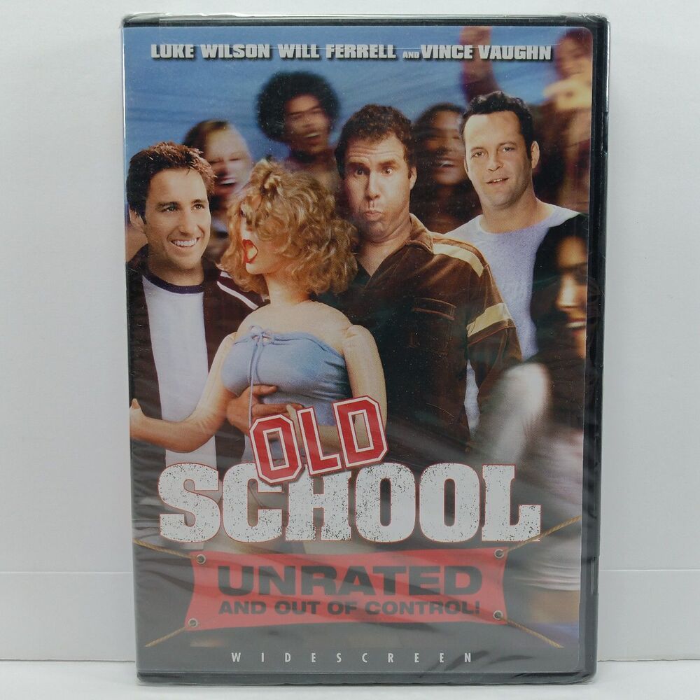 Old School DVD Unrated Widescreen 2003 Comedy Movie Will Ferrell Vince Vaughn